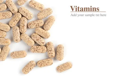 Multi-vitamin Stock Illustration