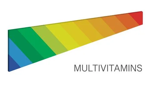 Multi vitamin mineral complex supplement, label design. Natural Medicine Logo イラスト素材