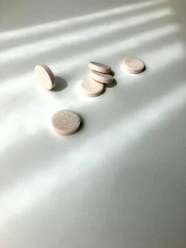Multi vitamin supplements for increasing immune system Stock Photos