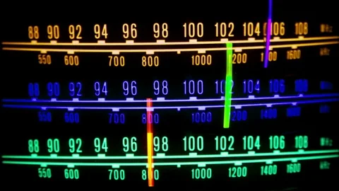 Multiband radio dial Video stock 82251731