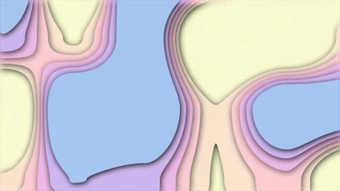 Multicolor 3d depth abstract background Stock Footage 226977536