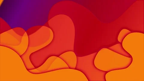 Multicolor 3d waving element inside fluid background Stock Footage 217905273
