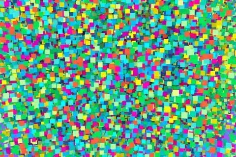 Multicolor abstract background with boxes 3D illustration Stock Illustration