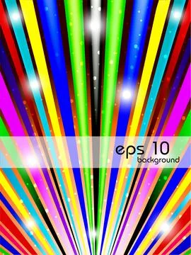 Multicolor Abstract background with circles. Stock Illustration