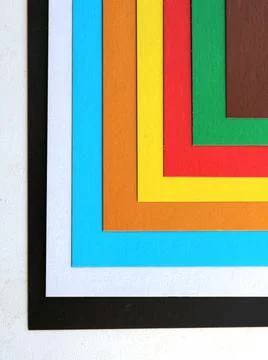 Multicolor abstract background of straight lines Stock Photos