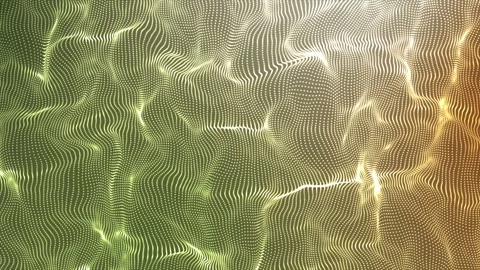 Multicolor Abstract digital particle wave glowing in cyberspace 動画素材 272483698