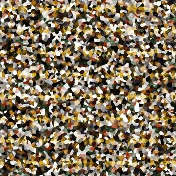 Multicolor abstract dotted seamless pattern in a brown tone. Stock Illustration