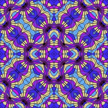  Multicolor Abstract Geometric Seamless Pattern Digital tehchnique geometr... Stock Photos