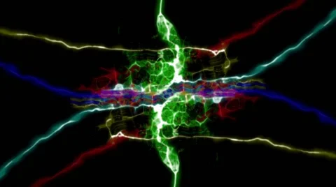 Multicolor abstract ink vortex. Stock-Footage 42294443