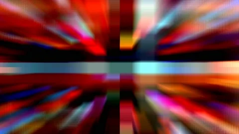 Multicolor Abstract Light Block Tech Pattern Moving Loop Stock Footage 219978625