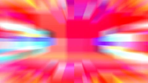 Multicolor Abstract Light Block Tech Pattern Moving Loop Stock Footage 219979528