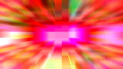 Multicolor Abstract Light Block Tech Pattern Moving Loop Stock Footage 219979530