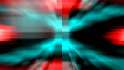 Multicolor Abstract Light Block Tech Pattern Moving Loop Stock Footage 219980221