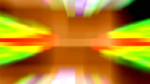 Multicolor Abstract Light Block Tech Pattern Moving Loop Stock Footage 219981457