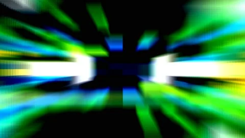Multicolor Abstract Light Block Tech Pattern Moving Loop Stock Footage 219982501