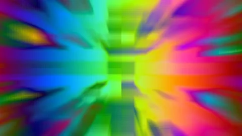 Multicolor Abstract Light Block Tech Pattern Moving Loop Stock Footage 220045028