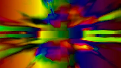 Multicolor Abstract Light Block Tech Pattern Moving Loop Stock Footage 220045487