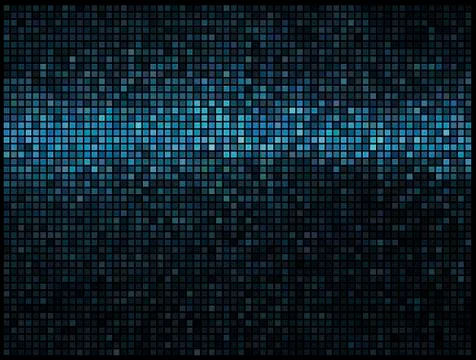 Multicolor abstract lights blue disco background Stock Illustration