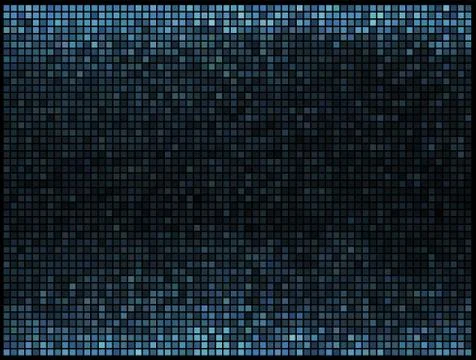Multicolor abstract lights blue disco background. square pixel mosaic vector Stock Illustration