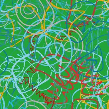 Multicolor abstract seamless background. Chaotic spray paint. Pattern for pri Stock Illustration