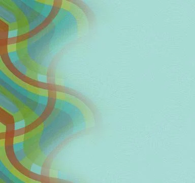 Multicolor abstraction. Smooth lines and curves. Graphic elements. Stock Illustration