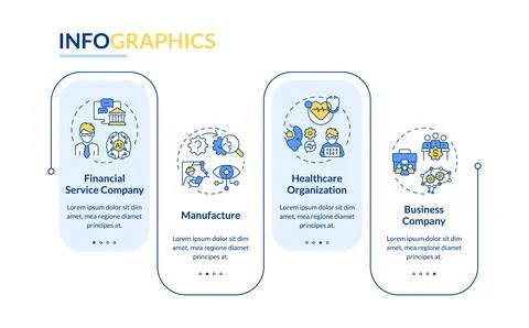Multicolor AI engineer layout with line icons Stockillustratie