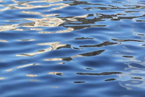 Multicolor and beautiful river waves Stock Photos