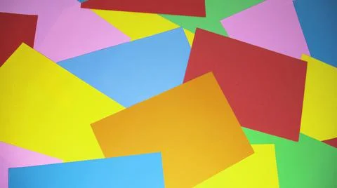 Multicolor background of colored paper. Stock Photos