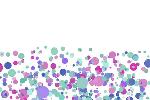 Multicolor background, colorful vector texture with circles. Splash effect Stock Illustration