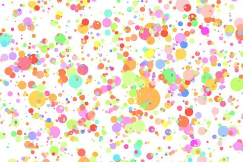 Multicolor background, colorful vector texture with circles. Splash effect Ilustración de archivo