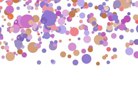 Multicolor background, colorful vector texture with circles. Splash effect Stock Illustration