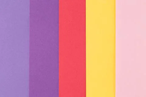 Multicolor background from a paper of different colors, top view Stock Photos