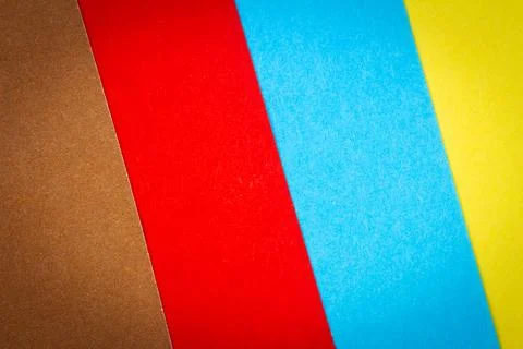 Multicolor background from a paper of different colors Stock Photos