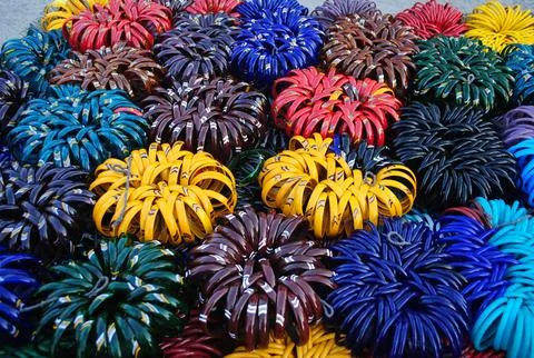 Multicolor Bangles  Stock Photos