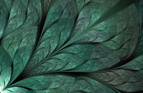 Multicolor beautiful Tree foliage. Computer generated graphics Illustrazione stock