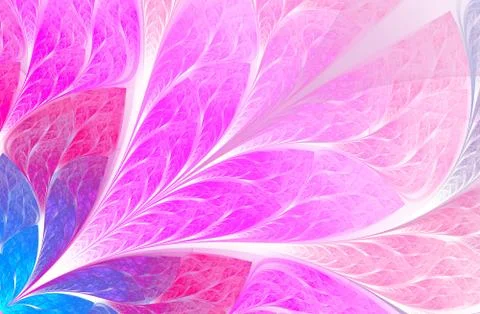 Multicolor beautiful Tree foliage. Computer generated graphics Illustrazione stock