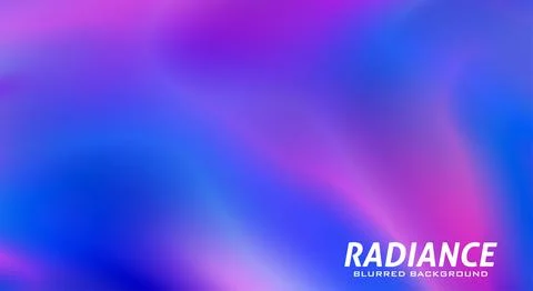 Multicolor blurred background with neon blue and magenta color gradient Stock Illustration
