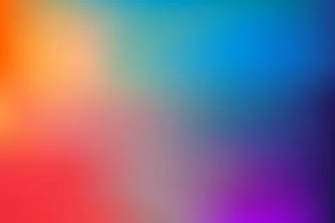 Multicolor blurred gradient background Stock Illustration