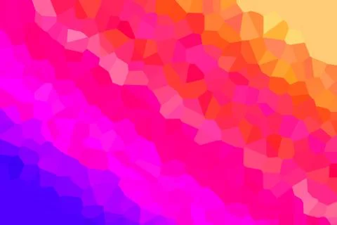 Multicolor Blurred Low Poly Gradient Crystallize Background Vector Stock Illustration