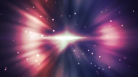 Multicolor blurry lights and particles animation  Video stock 238963248