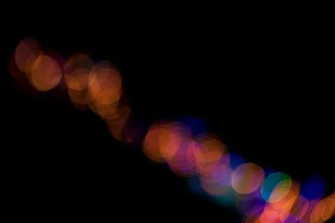 Multicolor Bokeh Background Stock Photos
