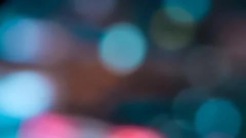 Multicolor Bokeh Circles Abstract Background, Colorful Defocused Light Orbs.. Photos