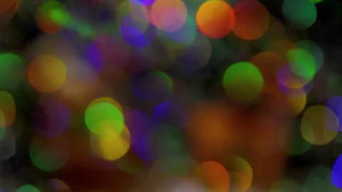 Multicolor Bokeh Seamless Loop. 스톡 동영상 321936276
