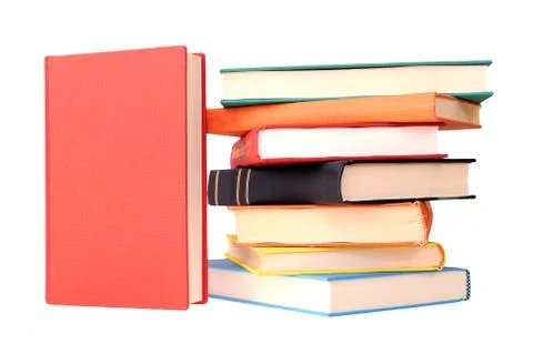 Multicolor  books Stock-Fotos