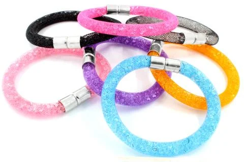 Multicolor bracelet Stock Photos