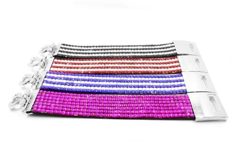 Multicolor bracelets Fotos de archivo