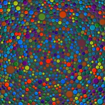 Multicolor Bubbles Circles Dots Bubbles Texture. Stock Illustration