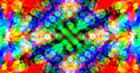 Multicolor Bubbles Dot Pattern Symmetric 스톡 일러스트