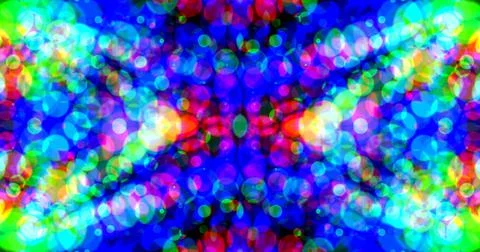 Multicolor Bubbles Dot Pattern Symmetric 스톡 일러스트