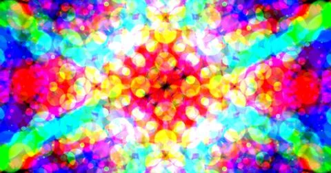 Multicolor Bubbles Dot Pattern Symmetric 스톡 일러스트